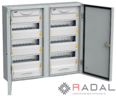 Корпус металлический ЩРн-2х36з-1 IP54 "UNIVERSAL" ИЭК MKM11-N-2X36-54-Z-U