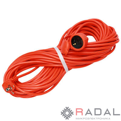 Удлинитель 1х50м без заземл. 6А IP44 УШ-6 ПВС 2х0.75 UNIVersal 9632003