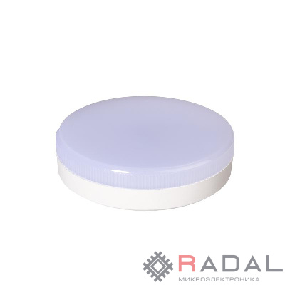 Лампа светодиодная PLED-GX53 12Вт таблетка 3000К мат. тепл. бел. GX53 980лм 230В JazzWay 1029102