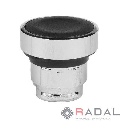 Головка кнопки OptiSignal D22 A4-P-2 черн. металл ZB4BA2 КЭАЗ 332213