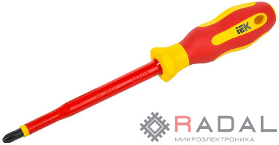 Отвертка диэлектрическая PH3х150 Т2 ARMA2L 5 IEK A2L5-SC30-T2-PH-30-150