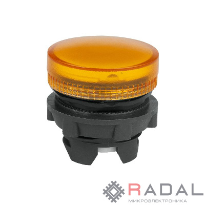 Головка сигнальной лампы OptiSignal D22 A5-L-5 желт. пластик ZB5AV053 КЭАЗ 332303