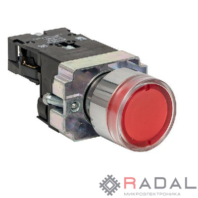 Кнопка BA42 с подстветкой 230В красн. NC PROxima EKF xb2-bw42-230