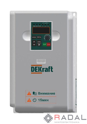 Преобразователь частоты DEKV060 5.5кВт 380В 3ф с торм. модулем SchE DEKV060G5R5T4B