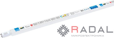 Лампа светодиодная T8 24Вт линейная 230В 6500К G13 IEK LLE-T8-24-230-65-G13