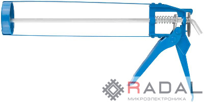 Пистолет для герметика скелетный 225мм MOS 14110М