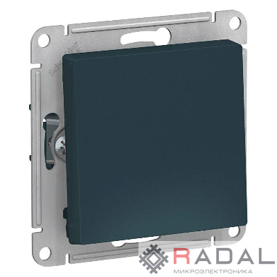 Механизм переключателя перекрестного 1-кл. СП AtlasDesign 10А IP20 (сх. 7) 10AX изумруд SchE ATN000871