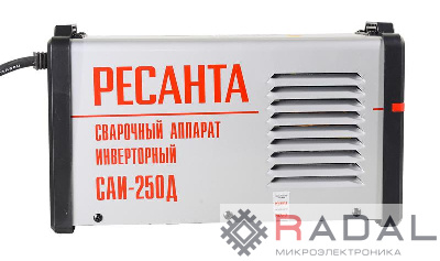 Инвертор сварочный полуавтомат. САИ-250Д Ресанта 65/141