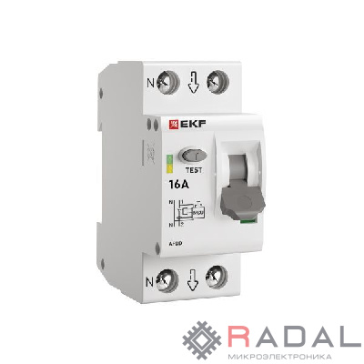 Устройство защиты от дугового пробоя (УЗДП) 1P+N 16А PROxima EKF afdd-2-16-pro
