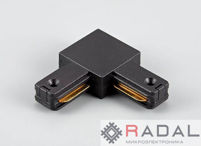 Коннектор L-образный PTR P CL-BL черн. (пластик) Pro JazzWay 5052116