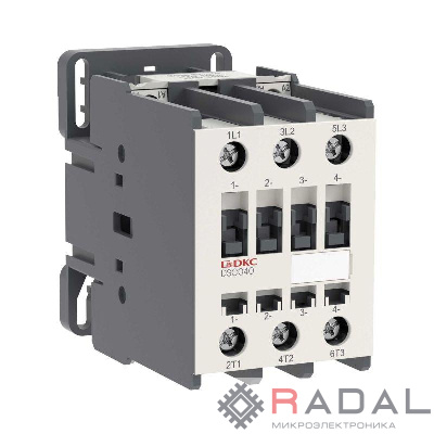 Контактор магнитный YON DSC040 40A 18.5кВт AC3 3P кат.220В AC YON DSC040-3C00A230