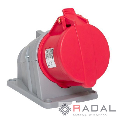 Розетка стационарная наружная 124 3Р+РЕ 32А 380В IP44 PROxima EKF ps-124-32-380-PRO