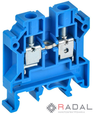 Колодка клеммная CTS ARMAFIX 6кв.мм син. IEK YCT10-00-K07-006