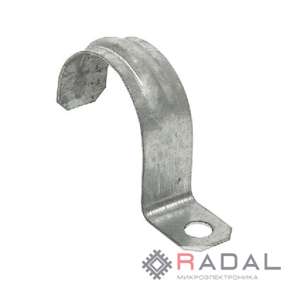 Скоба крепежная однолапковая d31-32мм метал. (уп.10шт) PROxima EKF sm-1-31-32-r