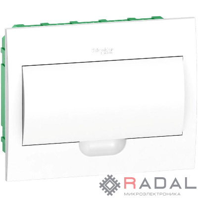 Бокс СП Easy9 встраив. с бел. двер. 1 ряд 12мод IP40 IK07 63А 2 клеммы SchE EZ9E112P2FRU