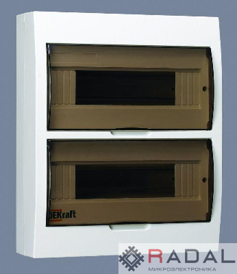Корпус пластиковый навес. 24мод. IP41 ЩРН-П-24 SchE 31013DEK