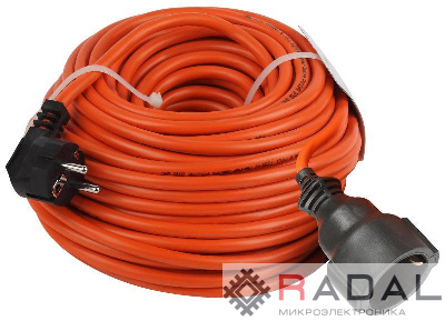 Удлинитель-шнур 1х30м с заземл. 16А IP20 UPx-1e-3х1.5-30m ПВС 3х1.5 (бухта) Эра Б0046817