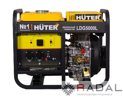Электрогенератор дизельный LDG 5000L HUTER 64/2/11