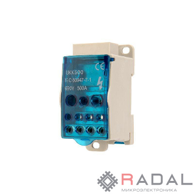 Блок распределительный РБД-500А на DIN-рейку Rexant 11-2005