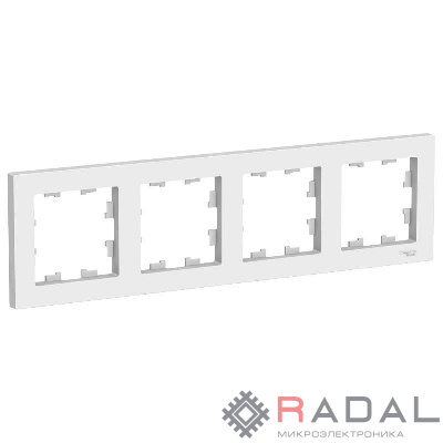 Рамка 4-м AtlasDesign универс. бел. SchE ATN000104