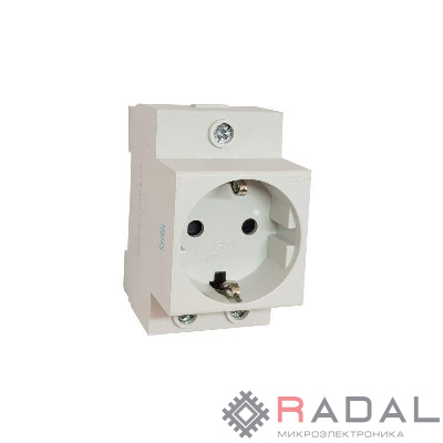Розетка AC 30-111 с заземл. контактом на DIN-рейку (R) CHINT 775001