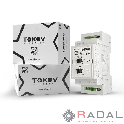 Терморегулятор механический для систем антиобледенения на DIN-рейку Tokov Electric TKE-TR-RF