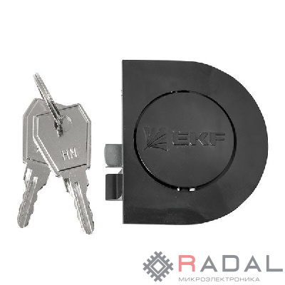 Замок пластиковый черный 30/32-16/13 IP31 PROxima EKF lock-shrn-ip31