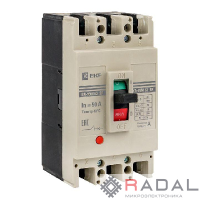 Выключатель авт. 3п ВА-99М 63/50А PROxima EKF mccb99-63-50m