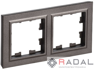 Рамка 2-м BRITE РУ-2-БрТБ бронза IEK BR-M22-K45