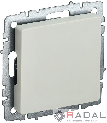 Заглушка с суппортом BRITE МЗ10-БрКр беж. IEK BR-PL10-K10