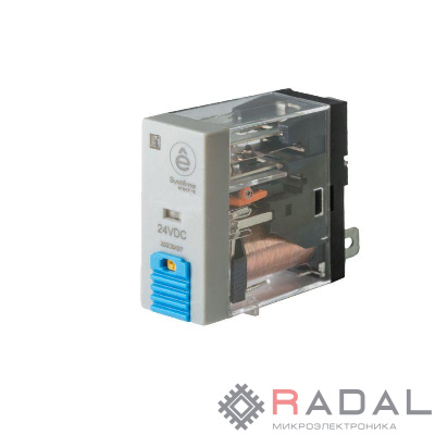 Реле 8А 2CO 24В DC тест кнопка LED SE SXG22BD