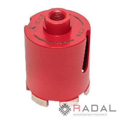 Коронка алмазная для дрелей с микроударом DCH-68MH Micro Hit Laser M16 Professional EKF dch-68-mh-m16