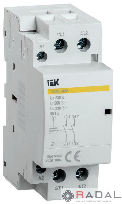 Контактор модульный КМ63-11М AC IEK MKK11-63-11
