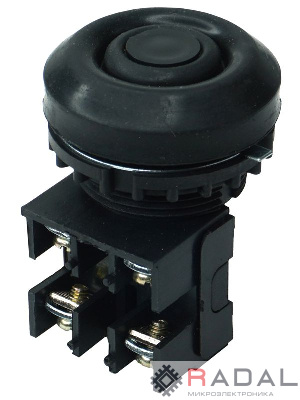 Кнопка ВК-30-10-11110-54/1з+1р черн. 10А IP54 Электротехник ET052701