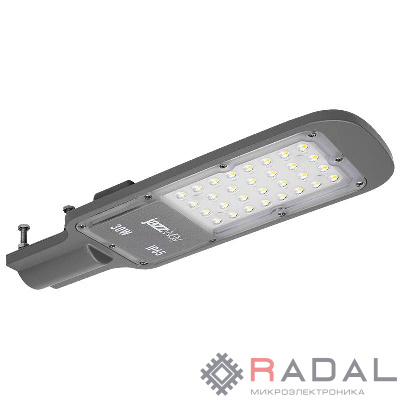 Светильник светодиодный PSL 07 30Вт 5000К IP65 AC180-260 уличный ДКУ JazzWay 5041035