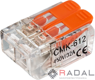 Клемма монтажная 61 682 NTC-R1-2-50 (уп.50шт) Navigator 61682