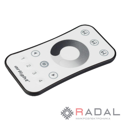 Пульт SMART-R10-DIM (4 зоны 2.4G) (IP20 пластик) Arlight 023033
