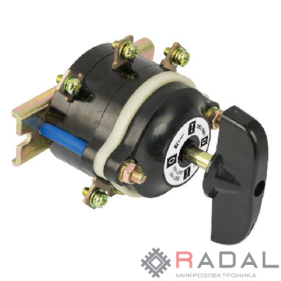 Выключатель пакетный 1-кл. 40А IP00 ПВ3-40 М3 исп.3 черн. EKF pv-3-40-3