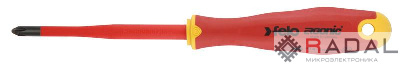 Отвертка диэлектрическая PH 1х80 E-Slim Ergonic Felo 41419290