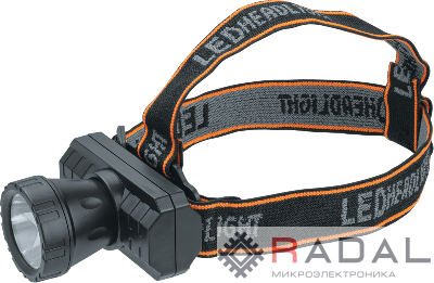 Фонарь налобный 93 889 NPT-H31-ACCU 1LED 3Вт li-ion 0.6А.ч NAVIGATOR 93889