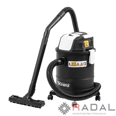 Пылесос строительный KR15 1200Вт 15л 4м Kranz KR-16-1115