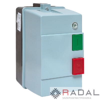 Пускатель магнитный КМЭ 25А 230В с РТЭ и индикатором PROxima в корп. IP65 EKF ctrp-r-25-230v-led