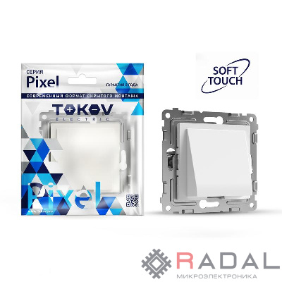 Вывод кабеля СП Pixel IP20 механизм айс TOKOV ELECTRIC TKE-PX-CP-C34
