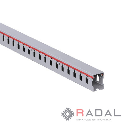 Кабель-канал перфорированный 25х30 L2000 RL12 сер. DKC 00127RL