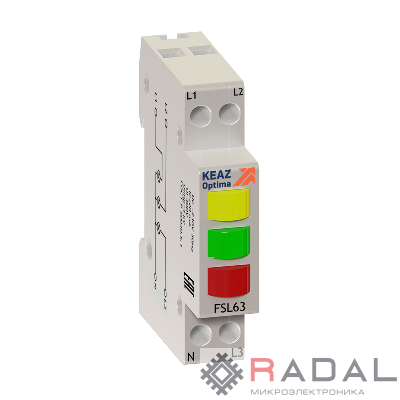 Индикатор фаз световой OptiDin FSL63 230A УХЛ3 КЭАЗ 138626