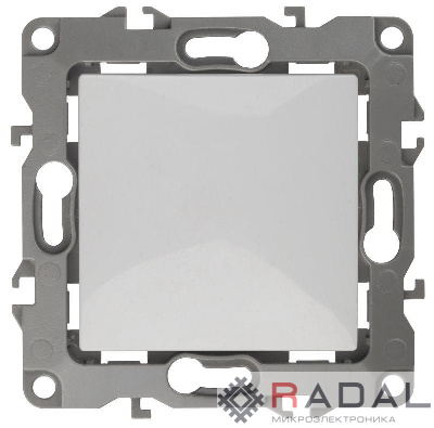 Механизм переключателя 1-кл. СП Эра12 10А IP20 12-1103-01 250В 10AX бел. Эра Б0014639