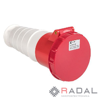 Розетка кабельная 63А 380В 3P+РЕ+N IP67 (235) EKF ps-235-63-380