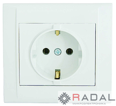Розетка СП Defne 16А IP20 бел. Makel 42001028