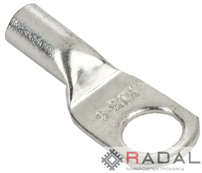 Наконечник медный луженый JGA-6-6 (ТМЛ) (уп.5шт) IEK UNP10-31-O-006-006-05
