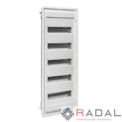 Основание силового щита Nova с DIN-рейками 60мод. IP40 PROxima EKF nv-pbase-60